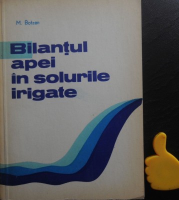 Bilantul apei in solurile irigate Botzan foto