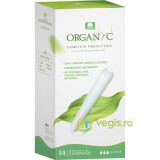 Tampoane din Bumbac Organic cu Aplicator Super 14 buc