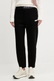 EA7 Emporio Armani pantaloni de trening culoarea negru, cu imprimeu, AF13151.7W000678
