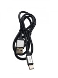 Cablu Type C, USB 2.4A, 1m, negru