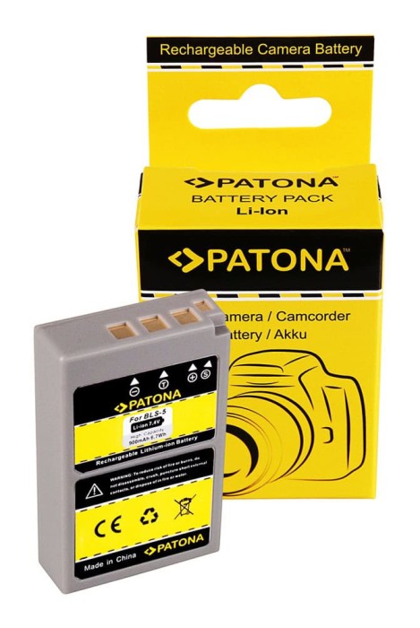 Acumulator /Baterie PATONA pentru Olympus BLS5 PEN E-PL2 PEN E-PL3 PEN E-P3 E-PM1- 1191