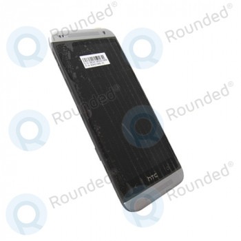 Capacul frontal al modulului de afișare HTC Desire 601+lcd+digitizer alb foto