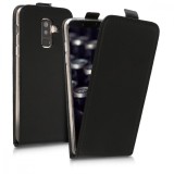 Cumpara ieftin Husa pentru Samsung Galaxy A6 Plus, Piele ecologica, Negru, 45882.01