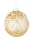 Set 12 globuri sticla aurie Ball 8 cm