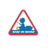 Sticker Delphin BABY on BOARD