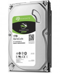 Hdd intern seagate 3.5 1tb barracuda sata3 7200rpm 64mb foto