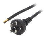 Cablu Electric PVC 1m Negru 3x0,75mm2