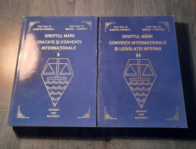 Dreptul Marii tratate si concentii internationale 2 volume Dumitra Popescu foto