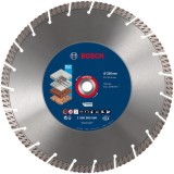 Bosch EXPERT MultiMaterial - Disc diamantat de taiere segmentat 350x25.4/20x3.3 mm taiere uscata