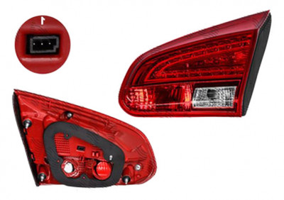 Stop, lampa spate KIA CEE&amp;amp;#39;D (EU), 06.2012-12.2018, cu 5 usi, DEPO, partea dreapta, interior; LED+P21W+W16W; fara soclu bec; foto