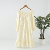 Cumpara ieftin Camasa de noapte "Elegance Night" din bumbac, PJ021, Crem