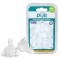 PUR 3256 &ndash; SET TETINE SILICON PENTRU BIBERON CU GURA LARGA &ndash; MARIME M, 3-6