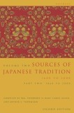 Sources of Japanese Tradition, Volume 2: Part Two: 1868 to 2000