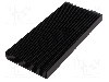 Radiator extrudat, aluminiu, 200mm x 90mm, neagra, FISCHER ELEKTRONIK - SK 624 200 SA foto