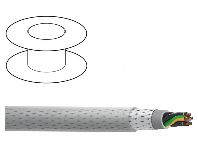 Cablu ecranat MACHFLEX 7x1mm2 tresă cupru cositorit