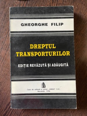 Gheorghe Filip Dreptul transporturilor foto