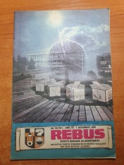 revista rebus 1 octombrie 1988 - revista de divertisment