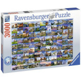 Puzzle Europa 99 Locuri, 3000 Piese, Ravensburger