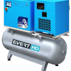 Compresor Aer Evert 500L, 400V, 5.5kW EVERTHDVT3G7-10-500