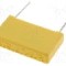 Condensator poliester, 100nF, {{Tensiune de lucru max.}}, SR PASSIVES - MPEB-100N/630