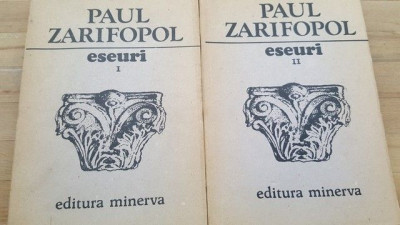 Eseuri vol.1-2- Paul Zarifopol foto