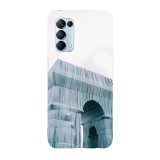 Husa compatibila cu Oppo A15s model Christo&amp;#039;s Arc de Triomphe, Silicon, TPU, Viceversa, Transparent, Carcasa