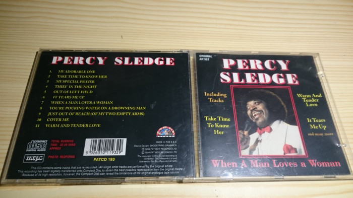 [CDA] Percy Sledge - When a Man Loves a Woman - cd audio original