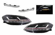 Faruri LEDriving Osram Full LED cu Indicator pentru Oglinda VW Golf 7.5 VII Facelift (2017-2020) GTI pentru halogen cu Semnal Dinamic Performance Auto foto