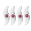 Set 4 bucati LED-uri spite roti bicicleta, iluminare rosu, Oem