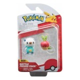 Pokemon Battle Set de Minifigurine Applin &amp; Oshawott, Jazwares