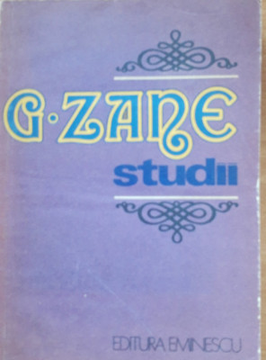 G. ZANE - STUDII, 1980 foto