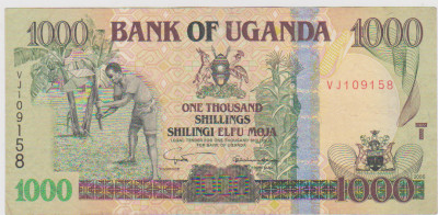 1000 SILING 2005 UGANDA / UNC foto