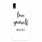 Husa silicon pentru Apple Iphone XR, Love Yourself More