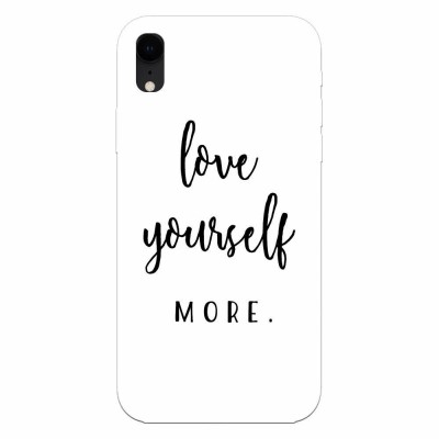 Husa silicon pentru Apple Iphone XR, Love Yourself More foto
