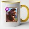 Cana maner galben personalizata Clash Royale - Hog Rider, INOVATIX&reg;. 330ml