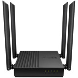Router Wireless Archer C64, Gigabit, Dual Band, 1200 Mbps, 4 Antene Externe (Negru), TP-Link