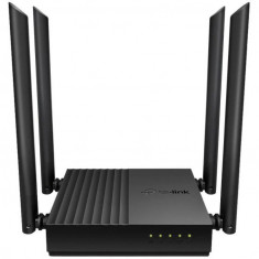 Router Wireless Archer C64, Gigabit, Dual Band, 1200 Mbps, 4 Antene Externe (Negru)