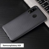 Husa Samsung Galaxy A20, Silicon Negru, Protectie Zgarieturi, Anti-soc, Flexibila, Acces Porturi