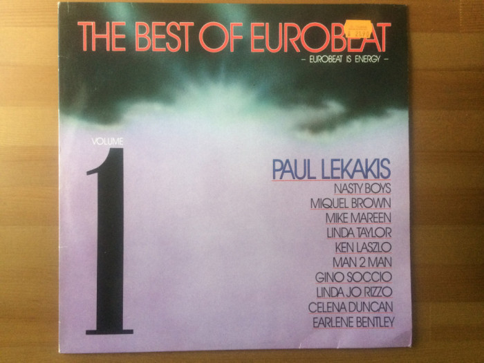 Best Of Eurobeat is energy disc vinyl lp selectii muzica italo disco synth pop