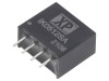 Convertor DC-DC XP POWER IK0512SA 5V la 12V, 250mW, SIP, THT, 20.83mA