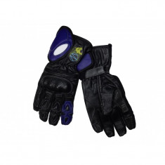 Leather gloves moto black/blue XL Cod Produs: MX_NEW MX5456 foto