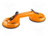 Ventuză dublă NEO TOOLS 80kg pentru tablă, plăci ceramice și parbrize