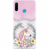 Husa silicon pentru Huawei P30 Lite, Aesthetic Unicorn