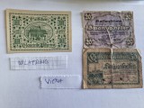 austria notgeld wilhering si viena 3v.