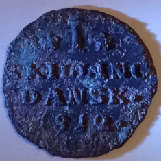 Moneda Regatul Danemarcei si Norvegiei - 1 Skilling Dansk 1812