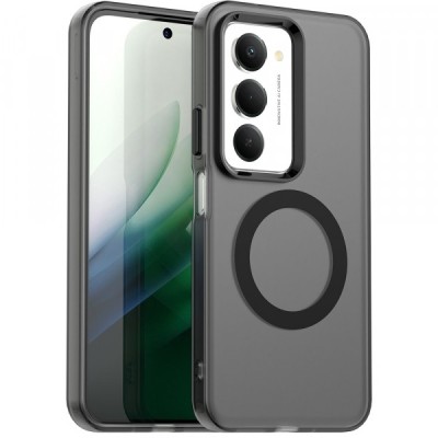 Husa MagSafe pentru Xiaomi Redmi 15 5G / 15 4G, Techsuit, CandyCase, Neagra foto