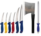Cumpara ieftin Set macelarie 8 piese, cutite profesionale din otel inoxidabil