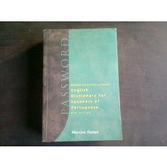 ENGLISH DICTIONARY FOR SPEAKERS OF PORTUGUESE - MARTIN FONTES