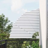 Ecran de intimitate pentru balcon Antracit și alb 115 x 115 cm