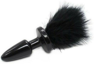 Dop Anal Funny Tail Negru foto